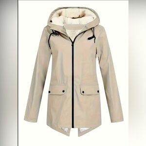 Brand new winter/ rain jacket fluffy inside and water proof outside L size
